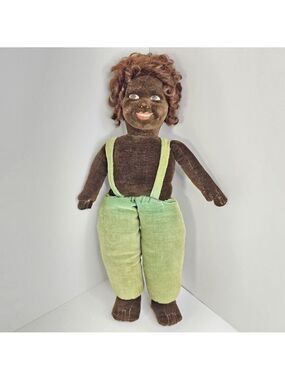 Norah Wellings Marked On Foot Collector Cloth Doll England 1930s-1940s Rare